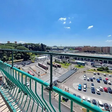 Ostiense Station Penthouse Daire Roma