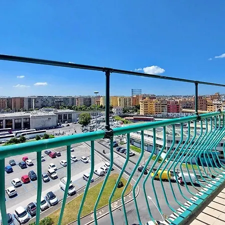 Ostiense Station Penthouse Apartman
